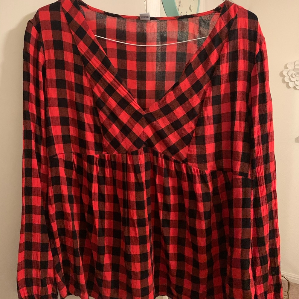 Red and Black Long Sleeve